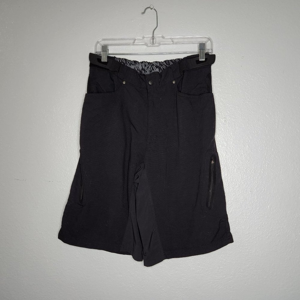ZOIC Mountain Biking Shorts Cycling Black Rip Stop Size Large